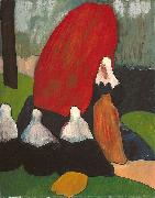 Breton Women with Seaweed Emile Bernard